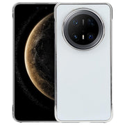For Huawei Mate 70 Pro Electroplating Frameless Frosted Anti-Glare PC MagSafe Phone Case(Silver White)