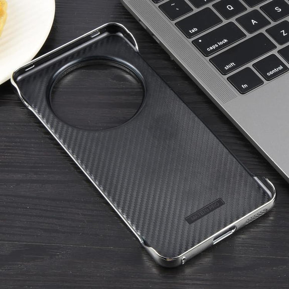 For Huawei Mate 70 Pro Electroplating Frameless Frosted Anti-Glare PC MagSafe Phone Case(Silver White)