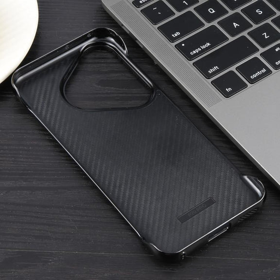 For Huawei Pura 70 Electroplating Frameless Frosted Anti-Glare PC MagSafe Phone Case(Black)