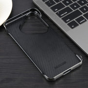 For Huawei Pura 70 Electroplating Frameless Frosted Anti-Glare PC MagSafe Phone Case(Silver White)