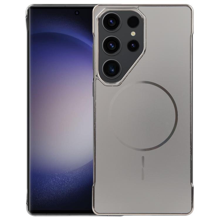 For Samsung Galaxy S23 Ultra 5G Electroplating Frameless Frosted Anti-Glare PC MagSafe Phone Case(Titanium Gray) - free shipping - PMC TechLife - Order now!