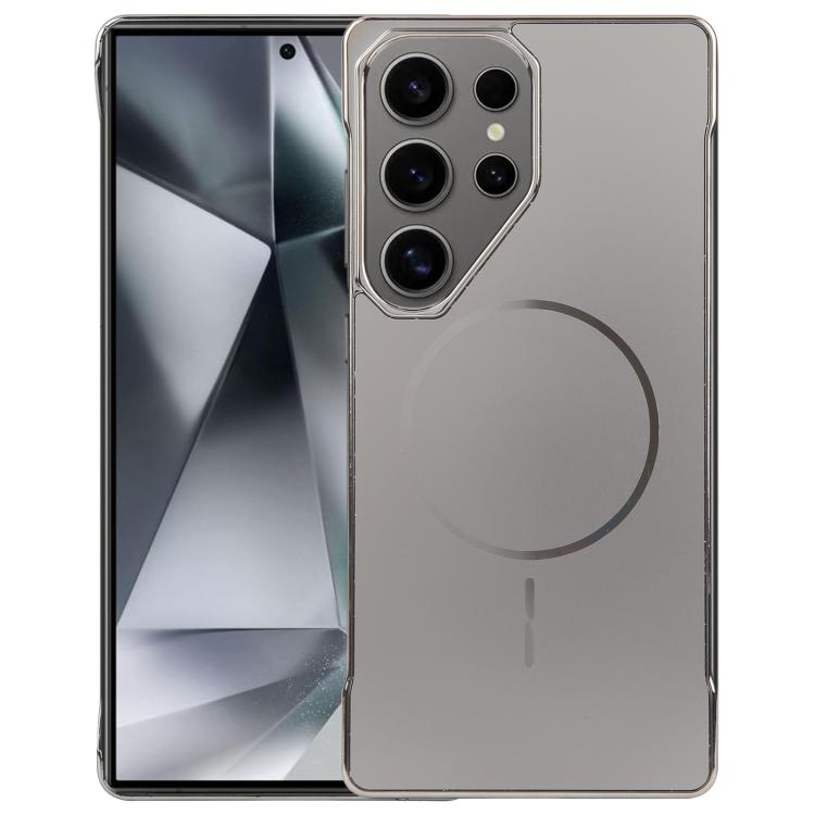 For Samsung Galaxy S24 Ultra 5G Electroplating Frameless Frosted Anti-Glare PC MagSafe Phone Case(Titanium Gray) - free shipping - PMC TechLife - Order now!