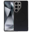 For Samsung Galaxy S25 Ultra 5G Electroplating Frameless Frosted Anti-Glare PC MagSafe Phone Case(Black) - free shipping - PMC TechLife - Order now!
