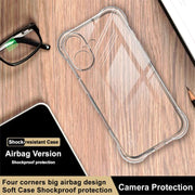 For iPhone 17 imak Shockproof Airbag TPU Phone Case(Transparent)