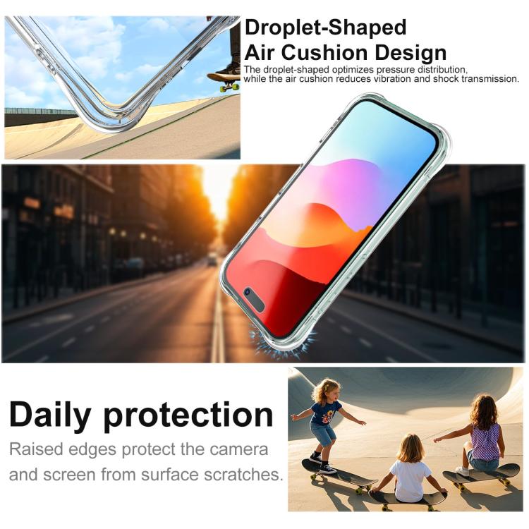 For iPhone 17 imak Shockproof Airbag TPU Phone Case(Transparent)