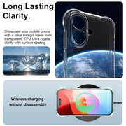 For iPhone 17 imak Shockproof Airbag TPU Phone Case(Transparent)