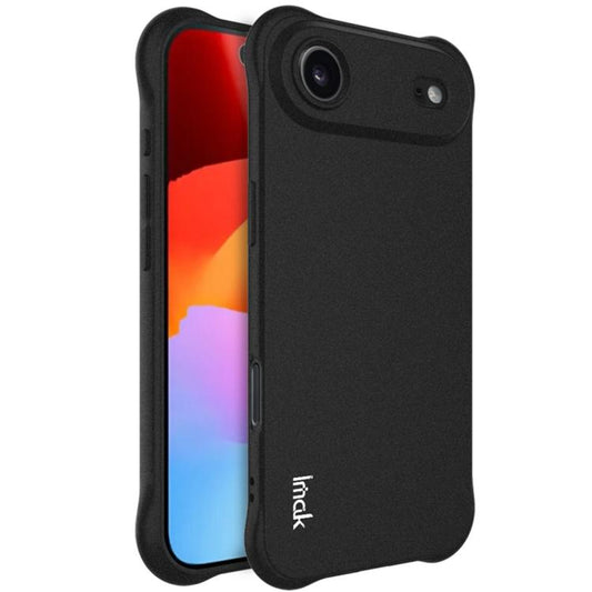 For iPhone 17 Air imak Shockproof Airbag TPU Phone Case(Matte Black) - iPhone 17 Air Cases by imak | Online Shopping South Africa | PMC Jewellery | Buy Now Pay Later Mobicred