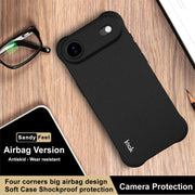 For iPhone 17 Air imak Shockproof Airbag TPU Phone Case(Matte Black)