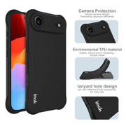 For iPhone 17 Air imak Shockproof Airbag TPU Phone Case(Matte Black)