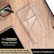 For iPhone 17 Pro imak Shockproof Airbag TPU Phone Case(Transparent)
