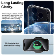 For iPhone 17 Pro imak Shockproof Airbag TPU Phone Case(Transparent)
