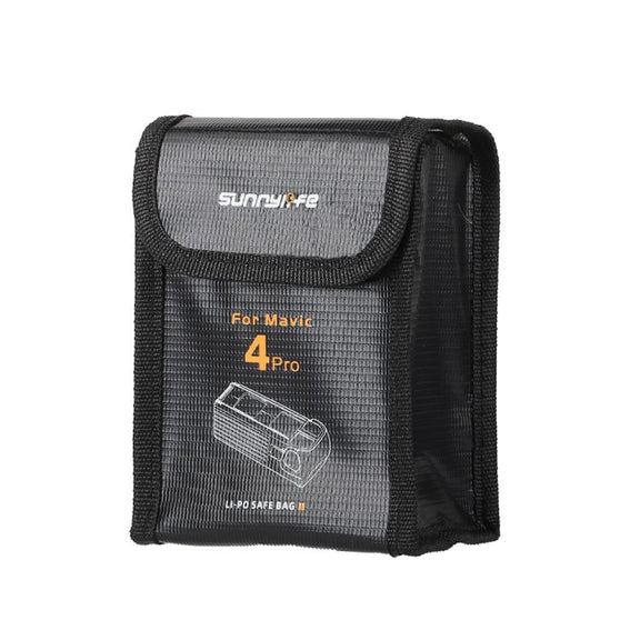 For DJI Mavic 4 Pro Sunnylife Battery Explosion-proof Safe Bag Protective Li-Po Safe Bag(For 2pcs Batteries)