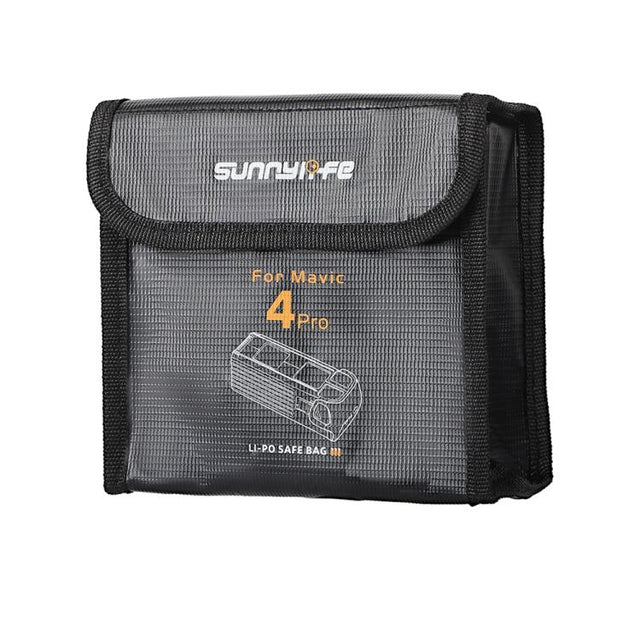 For DJI Mavic 4 Pro Sunnylife Battery Explosion-proof Safe Bag Protective Li-Po Safe Bag(For 3pcs Batteries)