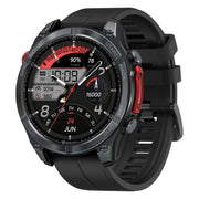 Zeblaze Stratos 4 Rugged Outdoor GPS Smart Watch 1.43 inch Screen 5 ATM & IP69K(Black)