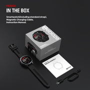 Zeblaze Stratos 4 Rugged Outdoor GPS Smart Watch 1.43 inch Screen 5 ATM & IP69K(Black)