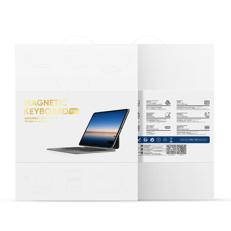 For iPad 2025 / 2022 DUX DUCIS MK Pro Series Floating Magnetic Keyboard Tablet Leather Case(Black) - free shipping - PMC Jewellery - Order now!