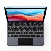 For iPad 2025 / 2022 DUX DUCIS MK Pro Series Floating Magnetic Keyboard Tablet Leather Case(Black)