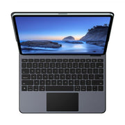 For iPad Air 13 2025 / iPad Pro 12.9 2022 DUX DUCIS MK Pro Series Floating Magnetic Keyboard Tablet Leather Case(Black)