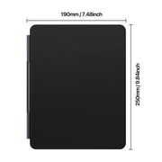 For iPad Pro 11 2024 DUX DUCIS MK Pro Series Floating Magnetic Keyboard Tablet Leather Case(Black)