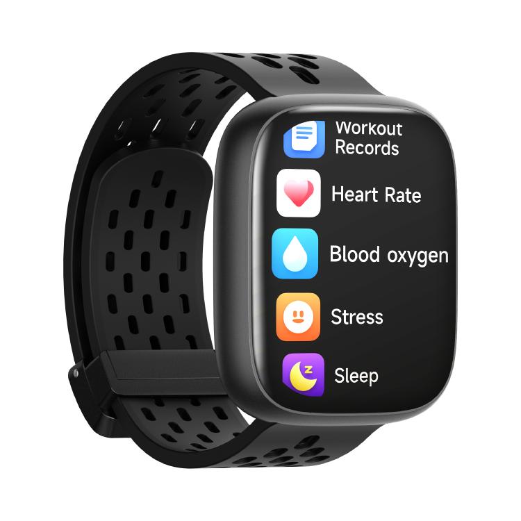 MOMAX SW1S 1.83 inch Screen IP68 Water-resistant Smart Sports Watch(Black)