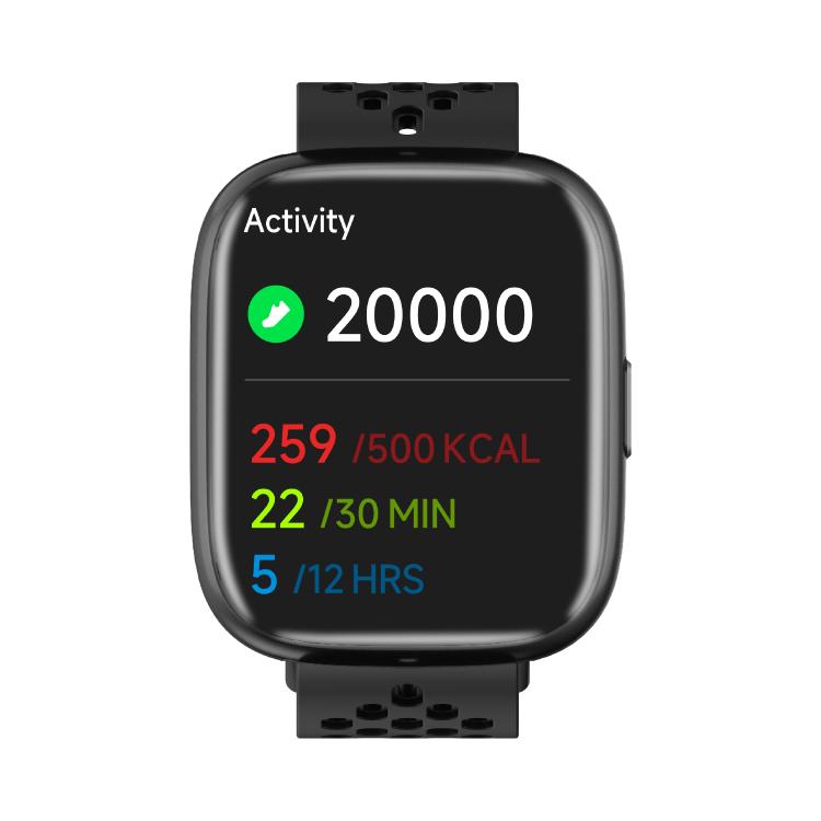 MOMAX SW1S 1.83 inch Screen IP68 Water-resistant Smart Sports Watch(Black)