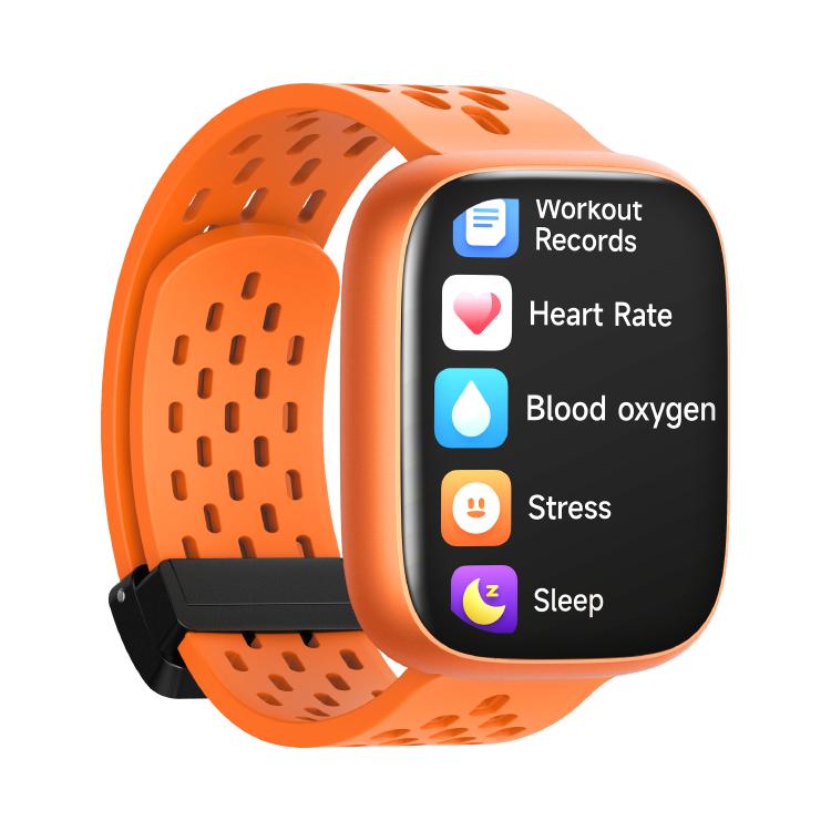 MOMAX SW1S 1.83 inch Screen IP68 Water-resistant Smart Sports Watch(Orange)