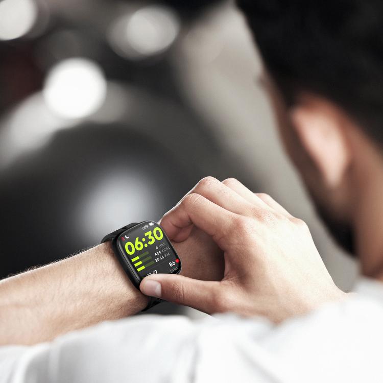 MOMAX SW1S 1.83 inch Screen IP68 Water-resistant Smart Sports Watch(Black)