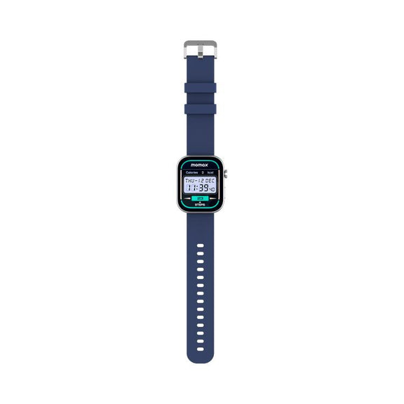 MOMAX SW3S 1.99 inch Screen 3ATM Water-resistant Smart Sports Watch(Blue)