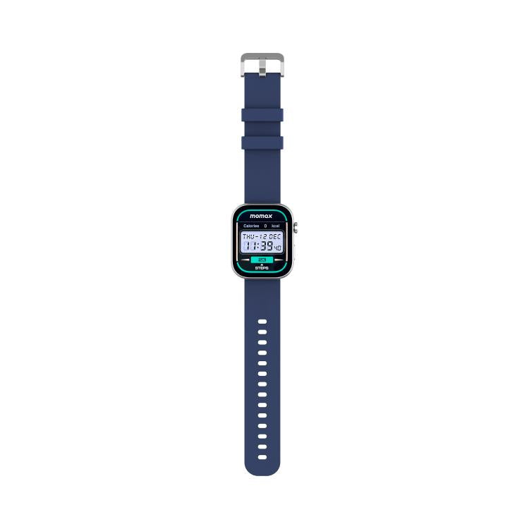 MOMAX SW3S 1.99 inch Screen 3ATM Water-resistant Smart Sports Watch(Blue)
