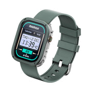 MOMAX SW3S 1.99 inch Screen 3ATM Water-resistant Smart Sports Watch(Green)