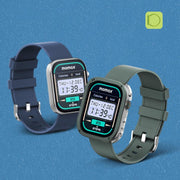 MOMAX SW3S 1.99 inch Screen 3ATM Water-resistant Smart Sports Watch(Green)