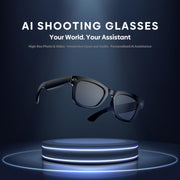 Zeblaze Eyewear AI Shooting Glasses Open-ear Audio AI Assistance(Transparent Lenses)