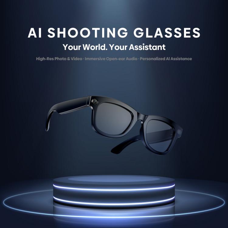 Zeblaze Eyewear AI Shooting Glasses Open-ear Audio AI Assistance(Transparent Lenses)