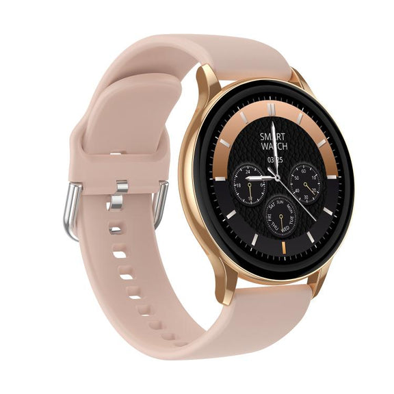 CY29 1.32 inch AMOLED Screen Female Smart Watch Supports COFIT APP(Gold Pink)