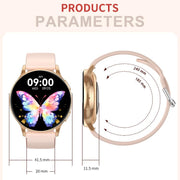 CY29 1.32 inch AMOLED Screen Female Smart Watch Supports COFIT APP(Black)