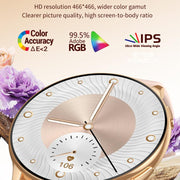 CY29 1.32 inch AMOLED Screen Female Smart Watch Supports COFIT APP(Silver)
