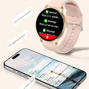 CY29 1.32 inch AMOLED Screen Female Smart Watch Supports COFIT APP(Gold Pink)