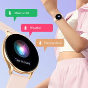 CY29 1.32 inch AMOLED Screen Female Smart Watch Supports COFIT APP(Gold Pink)