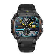 HT34 1.75 inch IPS Screen 3ATM Outdoor Sports BT Smart Watch(Black)