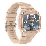 HT34 1.75 inch IPS Screen 3ATM Outdoor Sports BT Smart Watch(Pink)