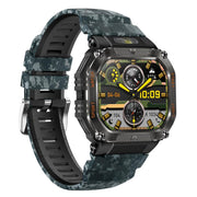 HT34 1.75 inch IPS Screen 3ATM Outdoor Sports BT Smart Watch(Camouflage)