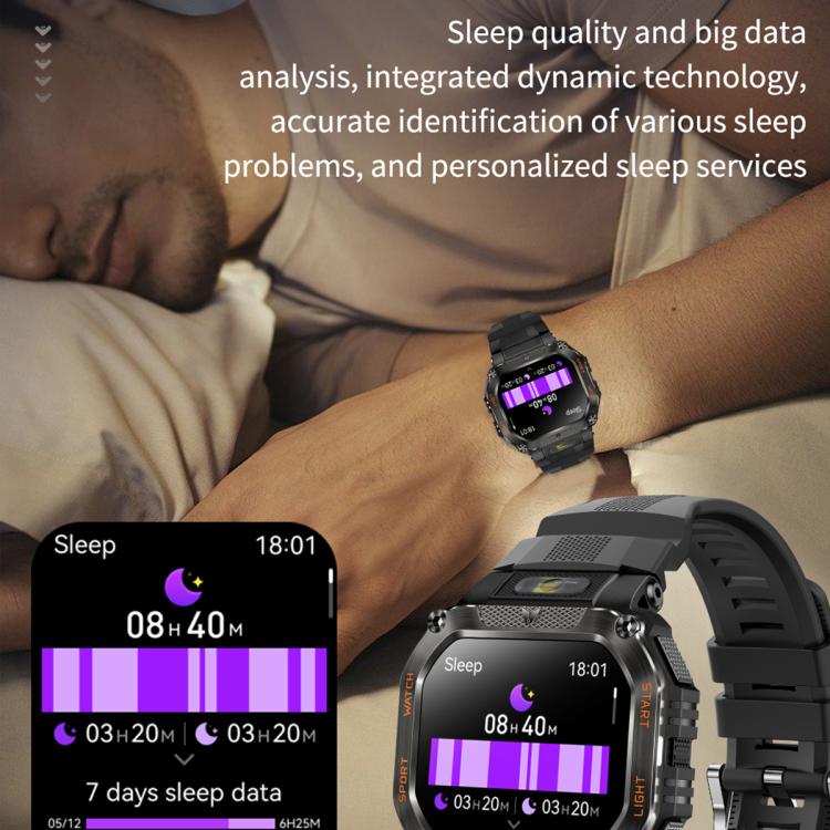 HT34 1.75 inch IPS Screen 3ATM Outdoor Sports BT Smart Watch(Camouflage) - Smart Watches by PMC TechLife | Online Shopping South Africa | PMC TechLife | Buy Now Pay Later Mobicred