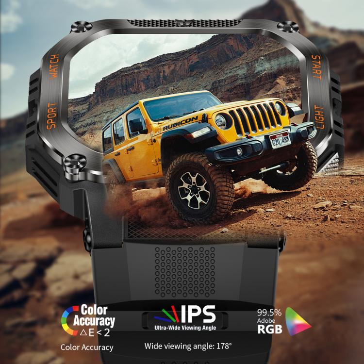 HT34 1.75 inch IPS Screen 3ATM Outdoor Sports BT Smart Watch(Camouflage) - Smart Watches by PMC TechLife | Online Shopping South Africa | PMC TechLife | Buy Now Pay Later Mobicred