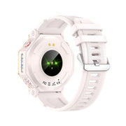 KC91 1.39 inch IPS Screen 3ATM Outdoor GPS Smart Watch with Flashlight(Pink)