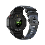 KC91 1.39 inch IPS Screen 3ATM Outdoor GPS Smart Watch with Flashlight(Camouflage)