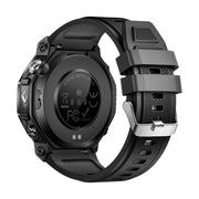 KT85 1.43 inch Screen 5ATM Outdoor Sports Smart Watch with Strong Flashlight(Black)