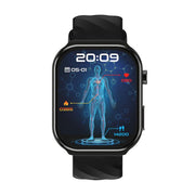 U13 2.2 inch IPS Curved Screen Smart Watch Supports BT Call(Black)