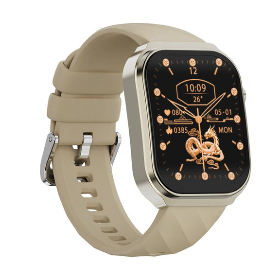 U13 2.2 inch IPS Curved Screen Smart Watch Supports BT Call(Gold)