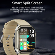 U13 2.2 inch IPS Curved Screen Smart Watch Supports BT Call(Gold)
