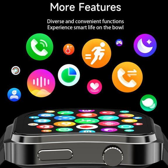 U13 2.2 inch IPS Curved Screen Smart Watch Supports BT Call(Gold)